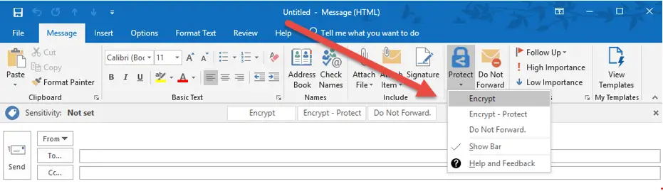 office 365 email encryption